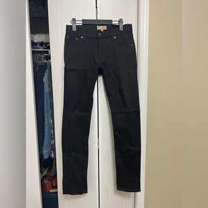 Black Burberry Skinny Fit Jeans, size 29W x 32L